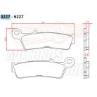 Fékbetét V BRENTA FT4227 szinter első