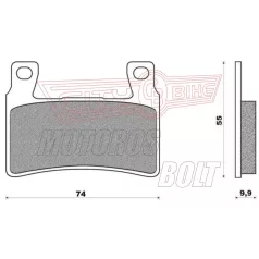 BRENTA fékbetét FT5112 kerámia