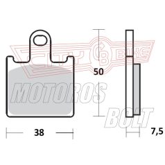 BRENTA fékbetét FT5115 (4db-os) kerámia