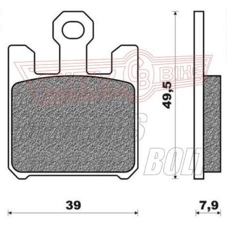 BRENTA fékbetét FT5119 (4db-os) kerámia