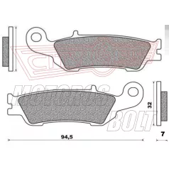 BRENTA fékbetét FT6105 OFF ROAD