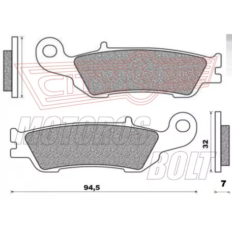 BRENTA fékbetét FT6105 OFF ROAD