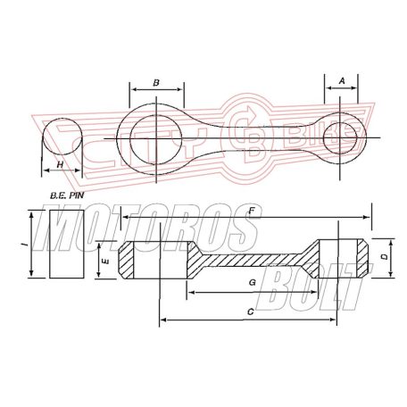 Hajtókarszett HONDA DIO 50