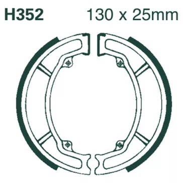 Fékpofa HONDA PCX 125-150 FT0311 EBC