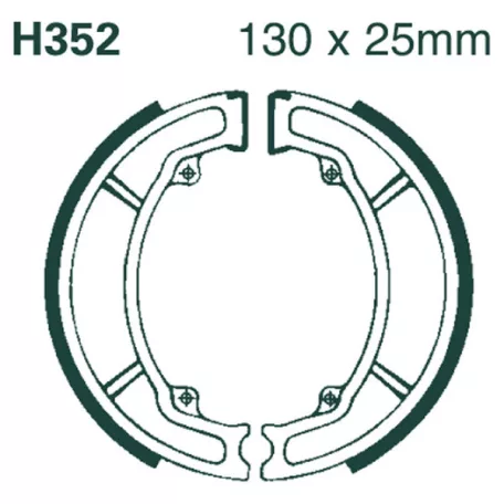 Fékpofa HONDA PCX 125-150 FT0311 EBC