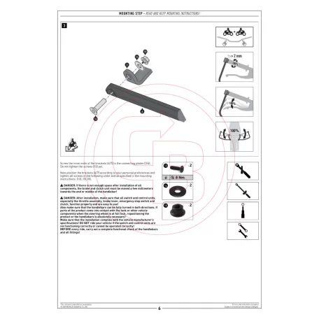 SW-Motech Sport kézvédő – HONDA CB 500 X / NX500 - Stílusos védelem szél, hideg és eső ellen