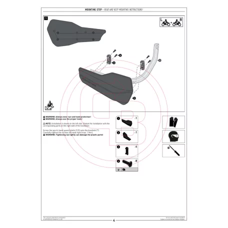 SW-Motech Sport kézvédő – HONDA CB 500 X / NX500 - Stílusos védelem szél, hideg és eső ellen
