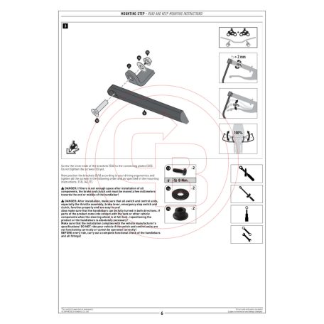 SW-Motech Sport kézvédő – HONDA CB500X,CB 500 F - Stílusos védelem szél, hideg és eső ellen