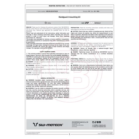 SW-Motech Sport kézvédő – HONDA X-ADV750 és CRF1000/1100 - Stílusos védelem szél, hideg és eső ellen