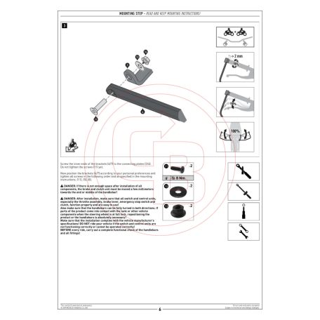 SW-Motech Sport kézvédő – BMW egyes típusaihoz Stílusos védelem szél, hideg és eső ellen