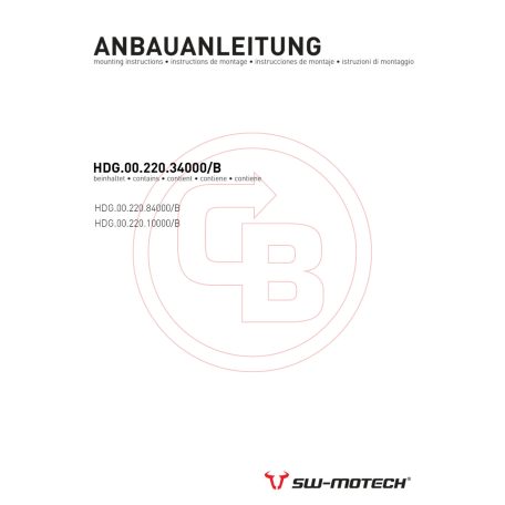 SW-Motech Adventure kézvédő – YAMAHA MT-09 -Elegáns, zárt kialakítás maximális védelemmel