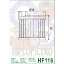 Olajszűrő HIFLOFILTRO HF 116 Olajszűrő HIFLOFILTRO HF 116