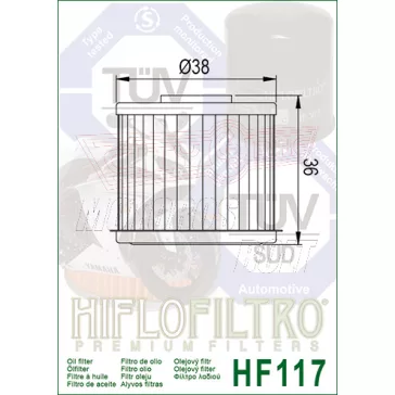 Olajszűrő HIFLOFILTRO (DCT váltó szűrő)