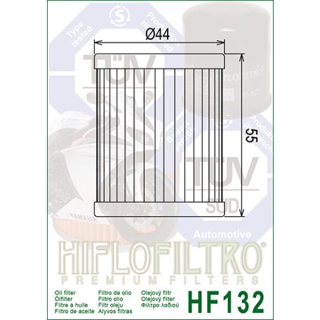 Olajszűrő HIFLOFILTRO HF 132