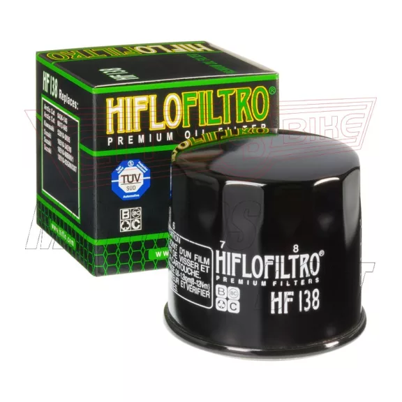 Olajszűrő HIFLOFILTRO HF 138 Olajszűrő HIFLOFILTRO HF 138