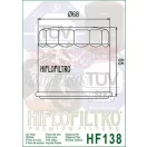 Olajszűrő HIFLOFILTRO HF 138C
