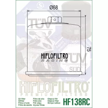 Olajszűrő HIFLOFILTRO HF 138 RC