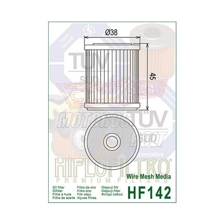 Olajszűrő HIFLOFILTRO HF 142