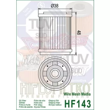 Olajszűrő HIFLOFILTRO HF 143