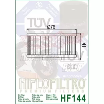 Olajszűrő HIFLOFILTRO HF 144