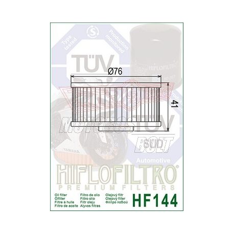 Olajszűrő HIFLOFILTRO HF 144