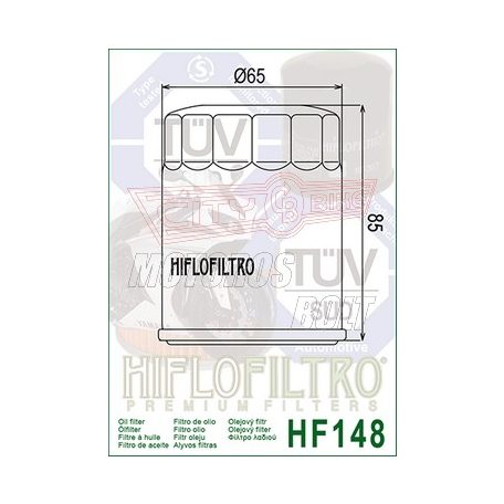 Olajszűrő HIFLOFILTRO HF 148