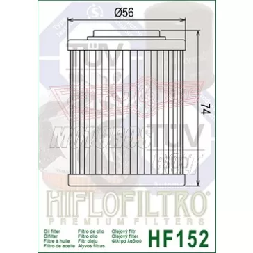Olajszűrő HIFLOFILTRO HF 152