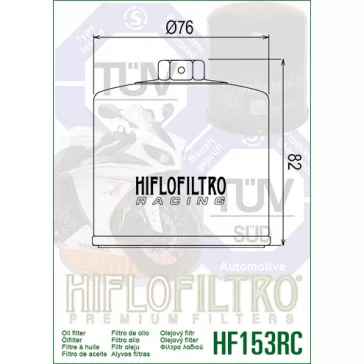 Olajszűrő 153 HIFLOFILTRO HF 153RC
