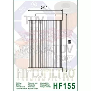 Olajszűrő HIFLOFILTRO HF 155