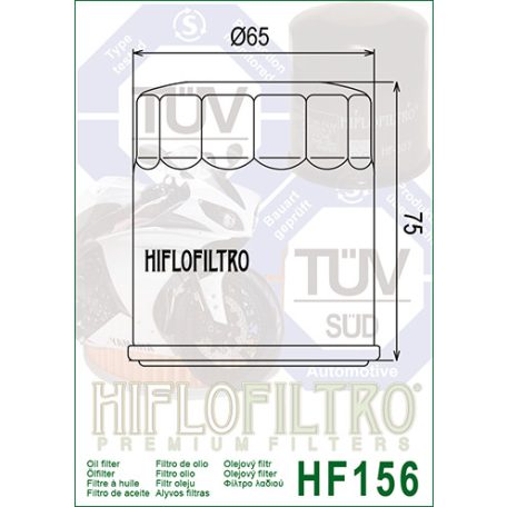 Olajszűrő HIFLOFILTRO HF 156