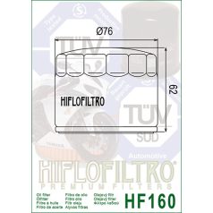 Olajszűrő HIFLOFILTRO HF 160