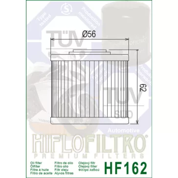 Olajszűrő 162 HIFLOFILTRO HF162 BMW R 1300 GS 22-