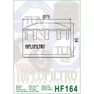 Olajszűrő HIFLOFILTRO HF 164