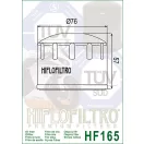 Olajszűrő HIFLOFILTRO HF 165 Olajszűrő HIFLOFILTRO HF 165