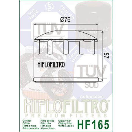 Olajszűrő HIFLOFILTRO HF 165