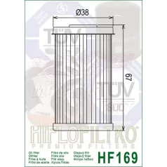 Olajszűrő HIFLOFILTRO HF 169