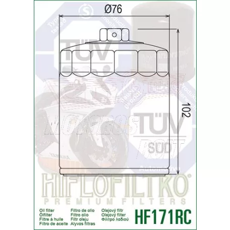 Olajszűrő 171 HIFLOFILTRO HF 171 BRC