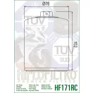 Olajszűrő 171 HIFLOFILTRO HF 171 CRC