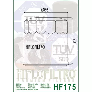 HIFLOFILTRO olajszűrő HF175