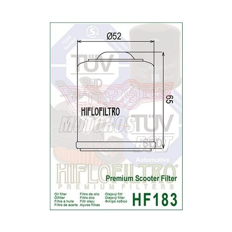 Olajszűrő HIFLOFILTRO HF 183
