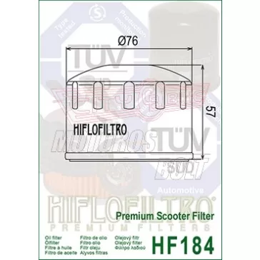 Olajszűrő HIFLOFILTRO HF 184