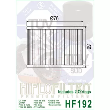 HIFLOFILTRO olajszűrő HF192