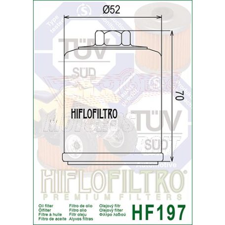 Olajszűrő HIFLOFILTRO HF 197