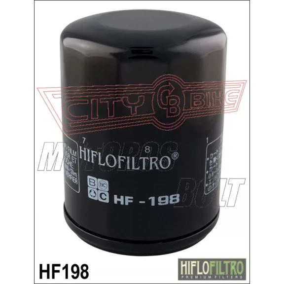 Olajszűrő HIFLOFILTRO HF 198 Olajszűrő HIFLOFILTRO HF 198