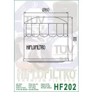 Olajszűrő HIFLOFILTRO HF 202 Olajszűrő HIFLOFILTRO HF 202