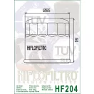 Olajszűrő HIFLOFILTRO HF 204 Olajszűrő HIFLOFILTRO HF 204
