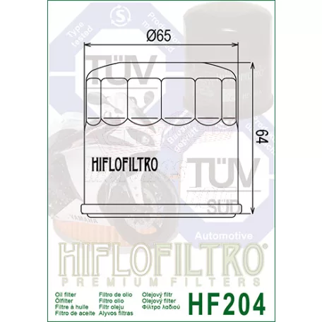 Olajszűrő HIFLOFILTRO HF 204