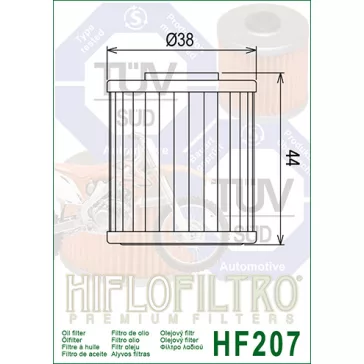 Olajszűrő HIFLOFILTRO HF 207
