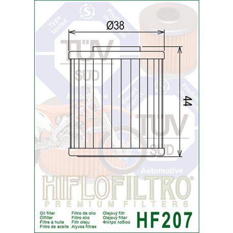 Olajszűrő HIFLOFILTRO HF 207