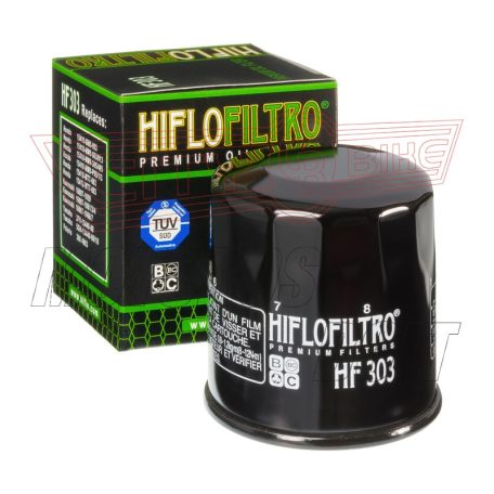Olajszűrő HIFLOFILTRO HF 303 fekete színű